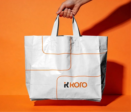 mockup tote sacola koro