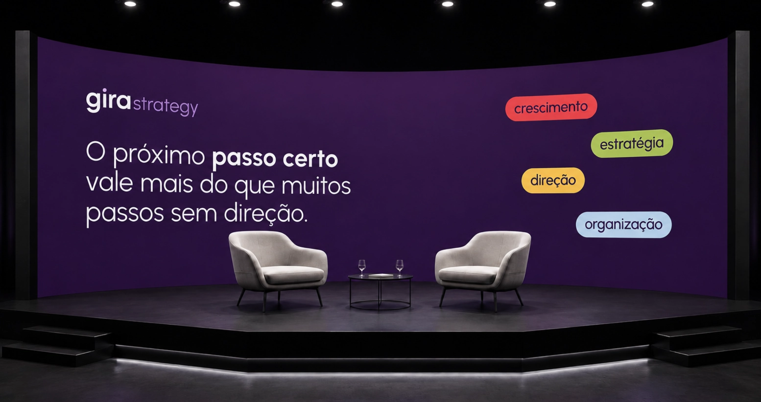 mockup evento(conferência) gira
