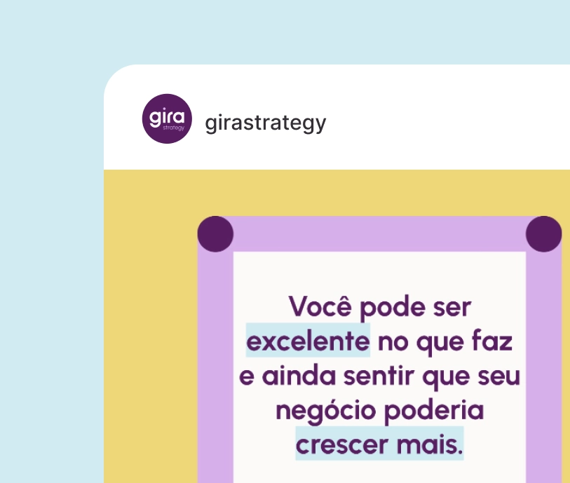 mockup padrão de posts Instagram