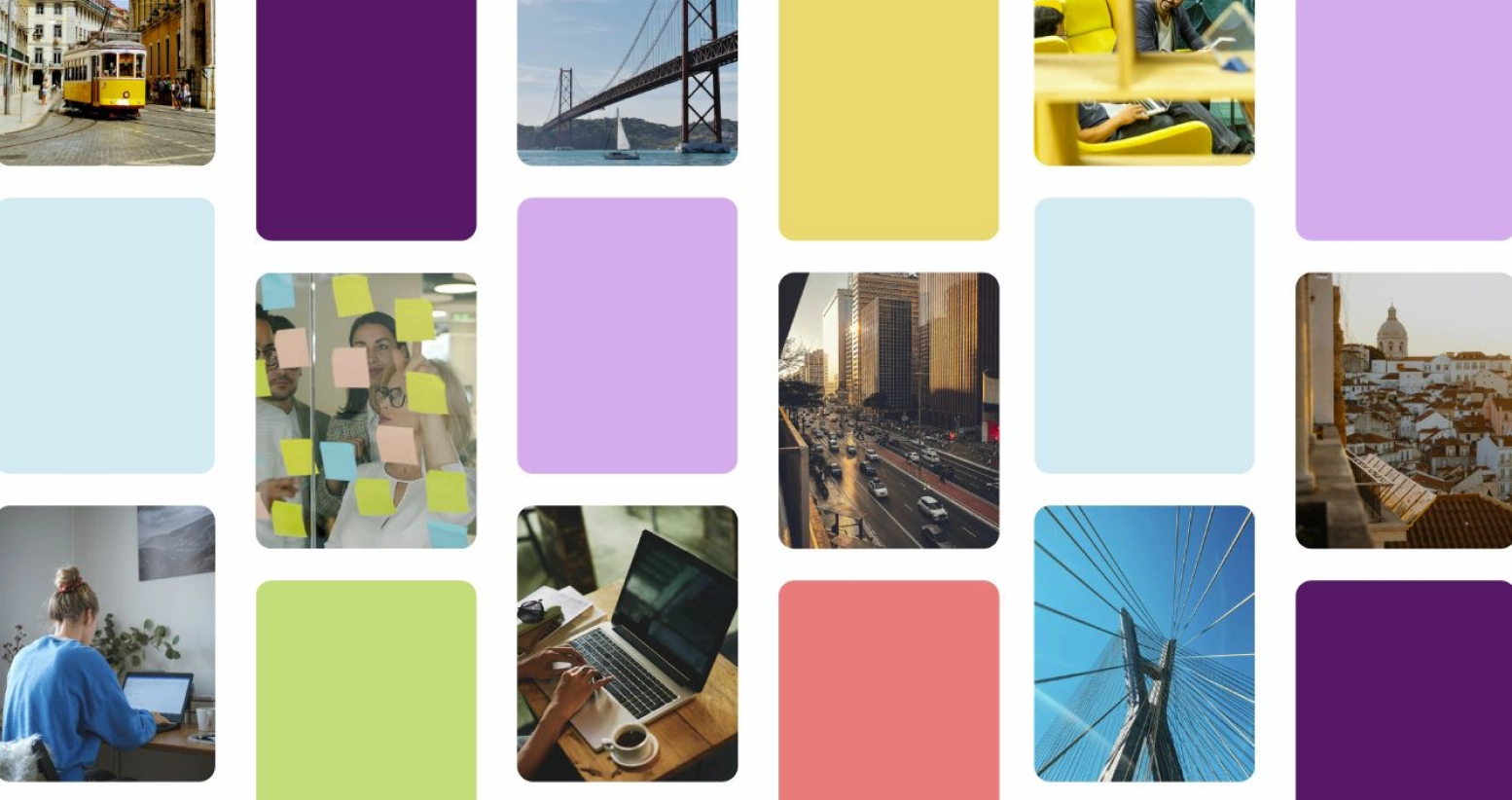 direção fotográfica com as cores da marca